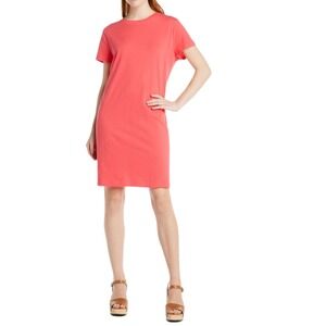 Time and Tru Womens Dress Paradise Pink Size XXL Cotton T-Shirt Short Sleeves